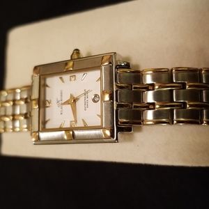 Klaus-Kobec Entrepreneur Watch Women Silver Gold Dual Two